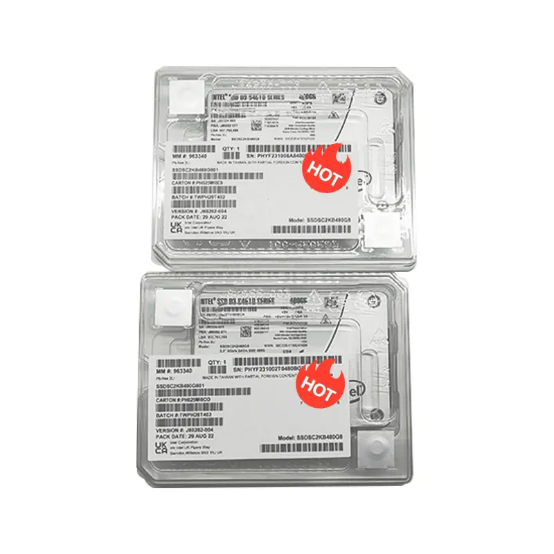 D3-S4520 SSD chaud série S4520 240 Go 2.5 "lecteur à semi-conducteurs SATA 3D TLC 2.5 stockage de données de mémoire SSDSC2KB240GZ01 disque à semi-conducteurs