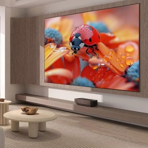 Screen120 inch16:9 Pantalla de marco fijo 4K Hd Alr Pantalla de proyector Montado en la pared Metal 1cm Marco estrecho Pantalla de proyector antiluz - Product Image 1