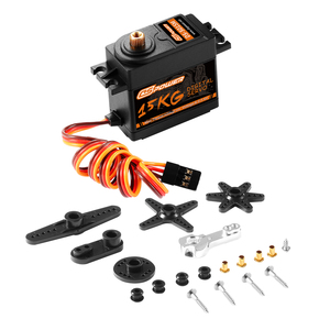 15 kg metal gear ad alta velocità rc robot servo posizione feedback servo MG995 15 kg servo