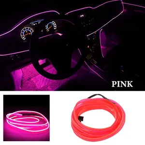 แถบไฟ LED สำหรับตกแต่งภายในรถยนต์ไฟตกแต่งโลโก้ตามต้องการ - Product Image 6