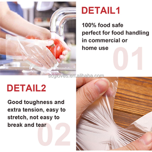 Giang Tô Găng Tay Nitrile Găng Tay Trong Suốt Không Có Bột Vinyl Wally Nhựa PVC Kiểm Tra Găng Tay Chống Cắt Chống Trượt Chống Nhiệt - Product Image 6