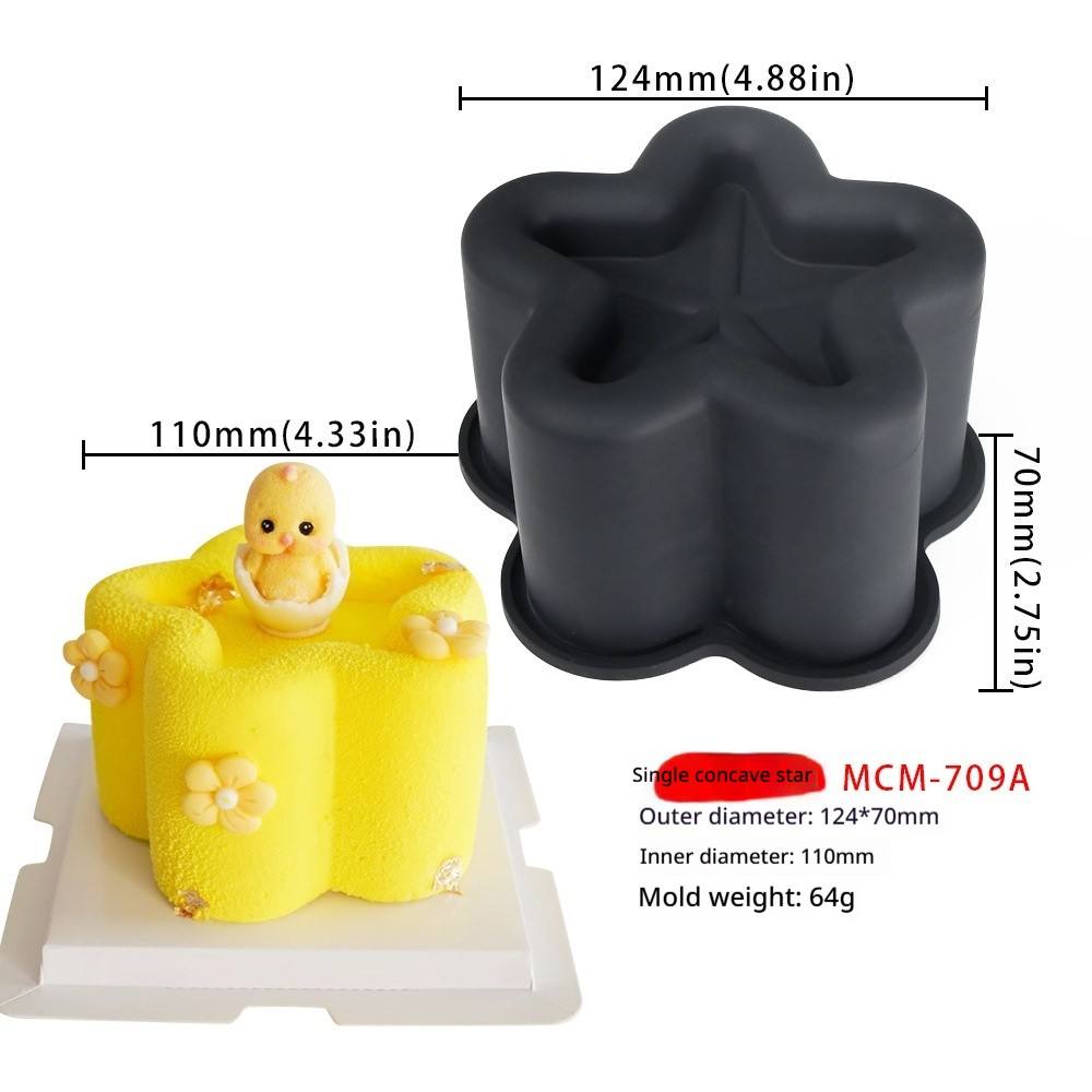 (étoile concave unique 64g) mcm-709a noir