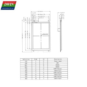 DWIN 7 Inch <strong>Android</strong> Commercial <strong>Display</strong> 800*1280 RK3566 IPS Capacitive Touch Panel <strong>LCD</strong> Module - Product Image 4
