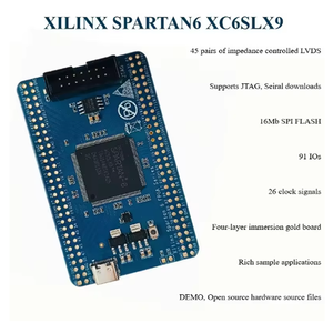 Placa base XILINX Spartan6 FPGA, placa de sistema, placa de desarrollo, código abierto, XC6SLX9-2TQG144 - Product Image 2