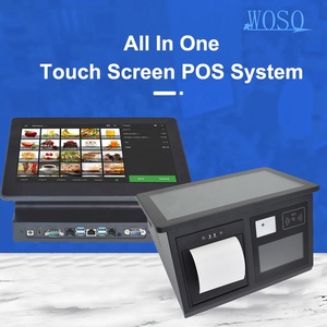 All in One Pos System Handy Order Metal Shell 11.6inch Touchscreen Window 10 Cash Register with Barcode Reader and 80mm Printer - Product Image 2