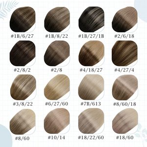 卸売キューティクルインテクト100% 人毛レミーダブルドローロシアテープでヘアエクステンション