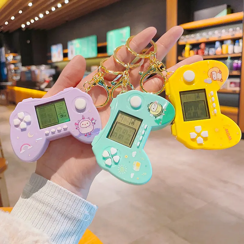New Portable Game Player Keychain Handheld Game Console Player with Keychain Electronic Games Machine