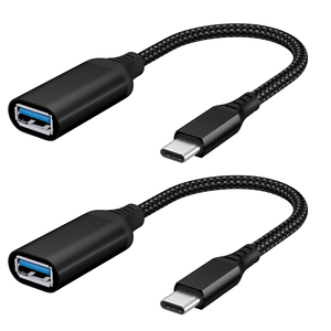 尼龙编织0.2m 5gbps数据传输Usbc到USB 3.0适配器USB C到USB适配器平板手机键盘 - Product Image 1
