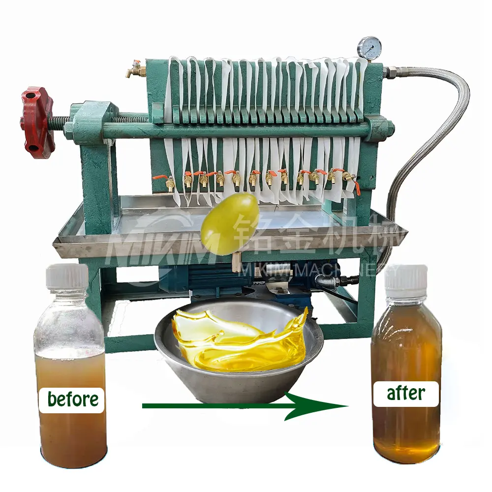Piastra e telaio filtropressa macchina semi di girasole palma da cocco olio d'oliva purificatore separatore attrezzature filtro separatore aria olio