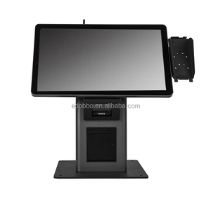 21.5-Inch Tabletop Self-Service Touchscreen POS Kiosk with Thermal Printer for Convenient Payment