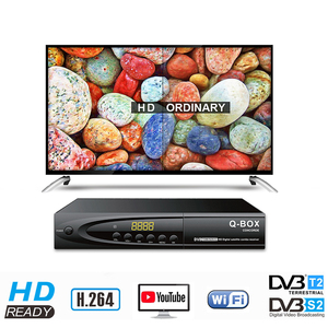 DVB T2 S2コンボQbox4kHD衛星受信機テレビボックステレビアンテナhdtv cccam dvb-s2 dvb-t2 dvb t2 s2デコーダーコンボセットトップボックスOEM - Product Image 2