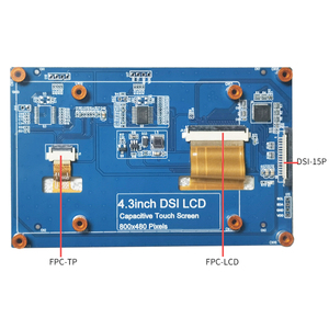 Modulo lcd da 4.3 pollici display hd-mi modulo touch screen tft 800*480 Raspberry Pi LCD TFT da 4.3 pollici - Product Image 1