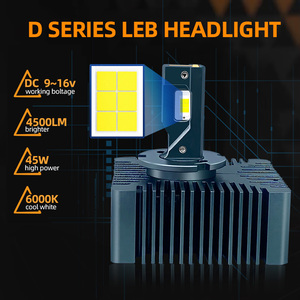 D5s siêu sáng 70W Led Đèn Pha cắm chơi với CANBUS OEM <span class=keywords><strong>xenon</strong></span> <span class=keywords><strong>HID</strong></span> thay thế đèn 6500K mát ánh sáng màu xanh cho 12V xe - Product Image 2