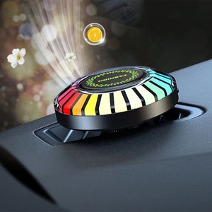 Özel Logo aromaterapi difüzör araba difüzör kokulu lamba 24 LEDs RGB araba LED işıkları Usb difüzör araba hava spreyi - Product Image 2