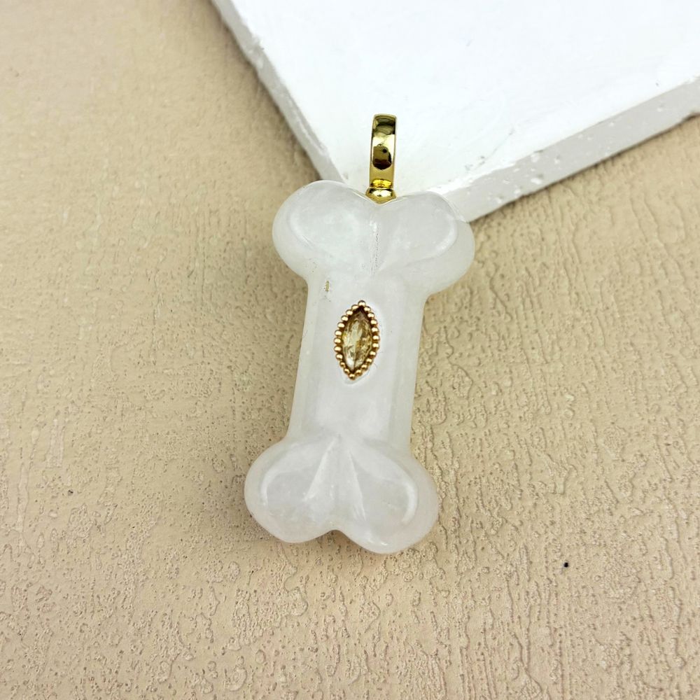 White crystal - gold