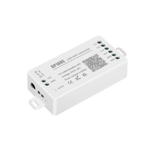 WS2812B WS2811 WS2801 СВЕТОДИОДНЫЙ Wi-Fi контроллер iOS Android приложение Беспроводное управление DC 5 В ~ 24 В SP108E цифровое адресуемое RGB пиксели полосы