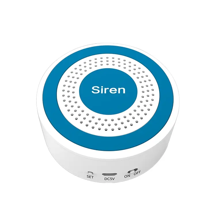 Sistema di allarme sirena PGST sirena interna 12V Wireless 433Mhz sirena interna cablata autonoma con stroboscopio per la sicurezza antifurto domestica