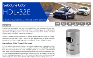 オリジナルのLIDARセンサーHDL-32E高解像度屋外調査機器リアルタイムアルゴリズムハンドヘルド3DレーザーLiDARスキャナー - Product Image 2