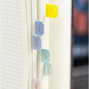 卸売付箋インデックス月間タブノートブックプランナーアジェンダ用ディバイダーページタブ - Product Image 4