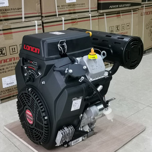 27HP LONCIN çift silindirli motor 764CC LC2V80FD benzinli motor elektrikli Start 2V80FD kare hava filtresi makine motorları - Product Image 2