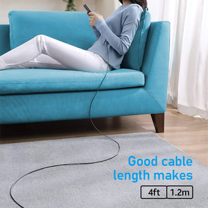 สายชาร์จ2-in-1สายดาต้าแบบถักทำจากไนลอนเส้นใยแบบ2หัวใน1 8pin USB Type-C - Product Image 6