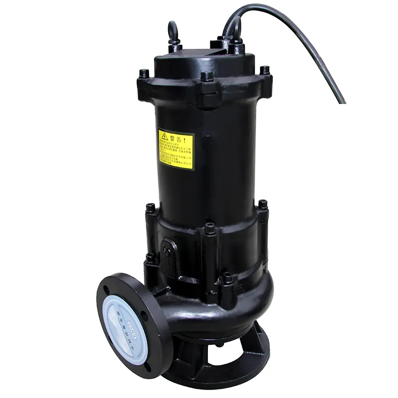 WQ submersible sewage centrifugal pump system sewage ejector basin and pump