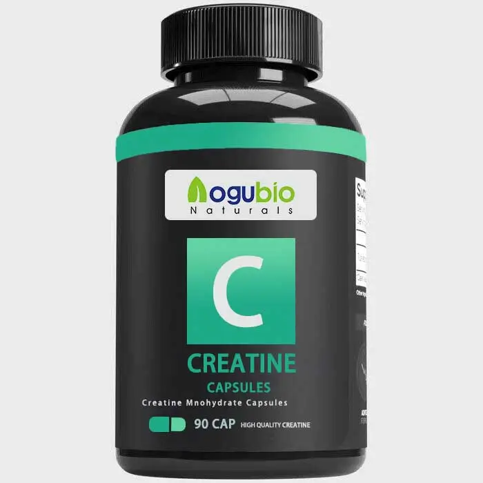 OEM prend en charge la taille des muscles poudre de créatine monohydrate 99% capsules de créatine monohydrate de créatine pré-entraînement