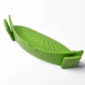 Heat Resistant Snap and <strong>Strain</strong> Strainer Fits All <strong>Pots</strong> and Bowls Silicone Colander Clip on Food Strainer for <strong>Pots</strong> Pans - Product Image 5