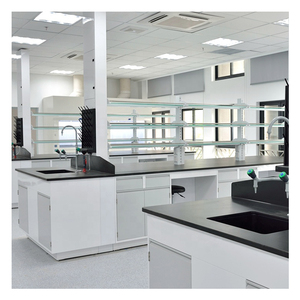 ม้านั่งเหล็กพร้อมอ่างล้างหน้าโต๊ะทำงานสำหรับห้องปฏิบัติการวิทยาศาสตร์ทางเคมีทางการแพทย์ - Product Image 5