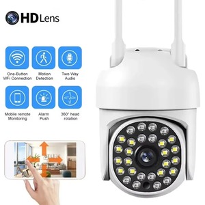 <strong>A13</strong> Panoramic WiFi Wireless <strong>Camera</strong> with HD Night Vision Waterproof PTZ Style Built-in Microphone CMOS Imaging Sensor - Product Image 2