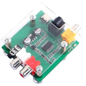 Coaxial a RCA/fibra de 24 bits 192K/placa decodificadora de salida de 3,5mm descodificadora digital DAC de 30/mm - Product Image 1