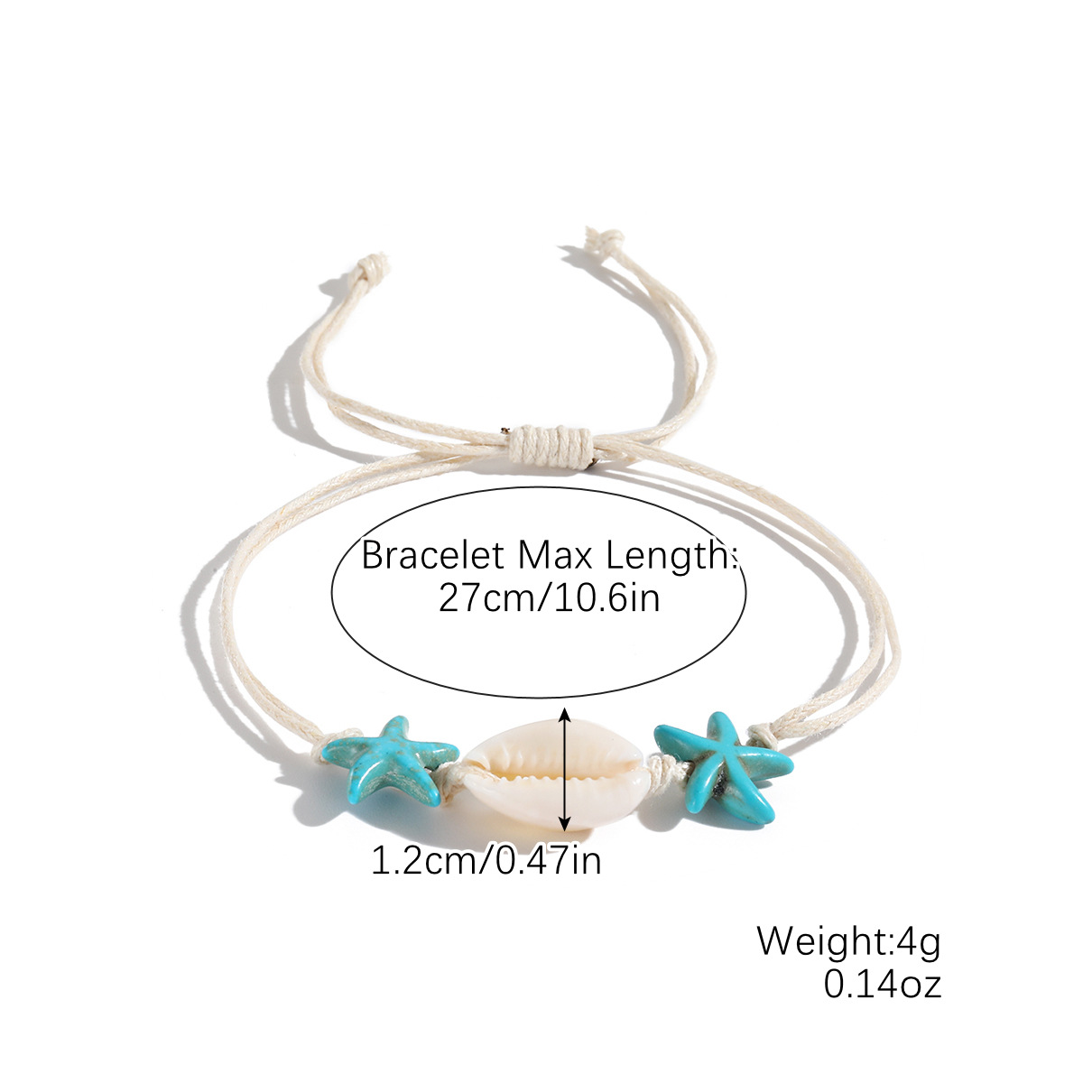 green sea star white shell weaving