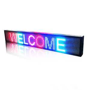 Rolling Untertitel Werbung Billboard Digital Display Programmier bare Mini Rolling LED Screen Badge - Product Image 2