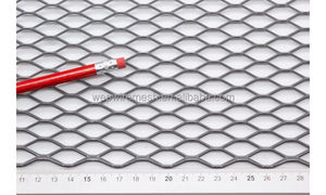 3x6mm PVCコーティング拡張金属メッシュロール亜鉛メッキ鋼小穴拡張メッシュパネル - Product Image 3