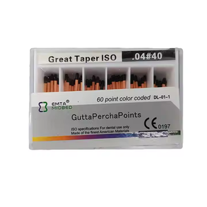 Hàng tiêu dùng nha khoa thấm giấy điểm nha khoa endo gapadent Meta biomed gutta percha điểm 04 02 06 côn - Product Image 3