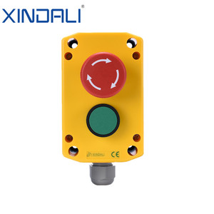 Xdl75 công nghiệp push button chuyển hộp với e-stop, <span class=keywords><strong>Crane</strong></span> hoist Nâng Nền tảng điều khiển mặt dây chuyền trạm 2 đến 8 cách - Product Image 6