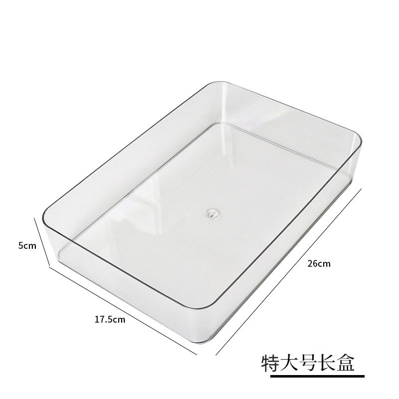 Caja cuadrada extra grande transparente XL