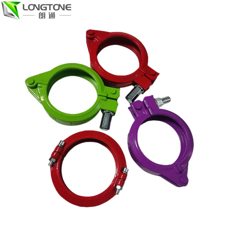 Finely processed Forging Dn125 Rubber Hose Concrete Pump Clamp for Putzmeister Truck