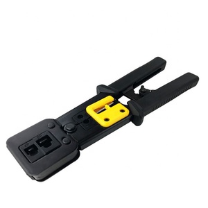 RJ45หนีบผมปลายท่อแบบมือถือ RJ11 RJ12เครื่องมือช่างเครือข่าย - Product Image 1