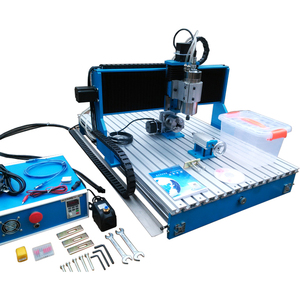<strong>Linear</strong> Guide Square <strong>Rail</strong> 6040 <strong>CNC</strong> <strong>Router</strong> Engraving Cutting Machine 2.2KW 1.5KW 3/4 Axis USB Aluminum Table Metal Engraver Cutter - Product Image 2