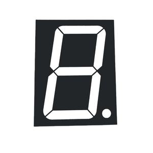 Kostengünstiges 7-Segment-LED-Display 1-Zahl-LED-Digitaldisplay für Elektrozubehör und Werbedisplay - Product Image 5