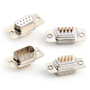 Conector de puerto serie DB9, Conector de cable hembra, enchufe de 9 pines, 2 filas, conector RS232 VGA chapado en oro - Product Image 4