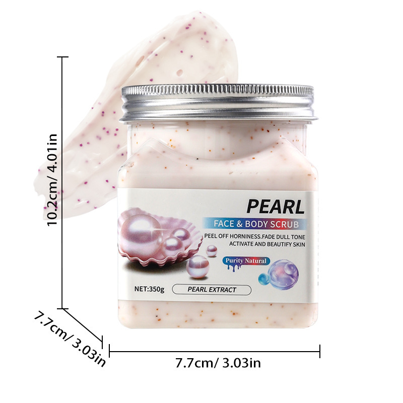 Pearl scrub 350g-box quantity 72pcs/ctn-export only