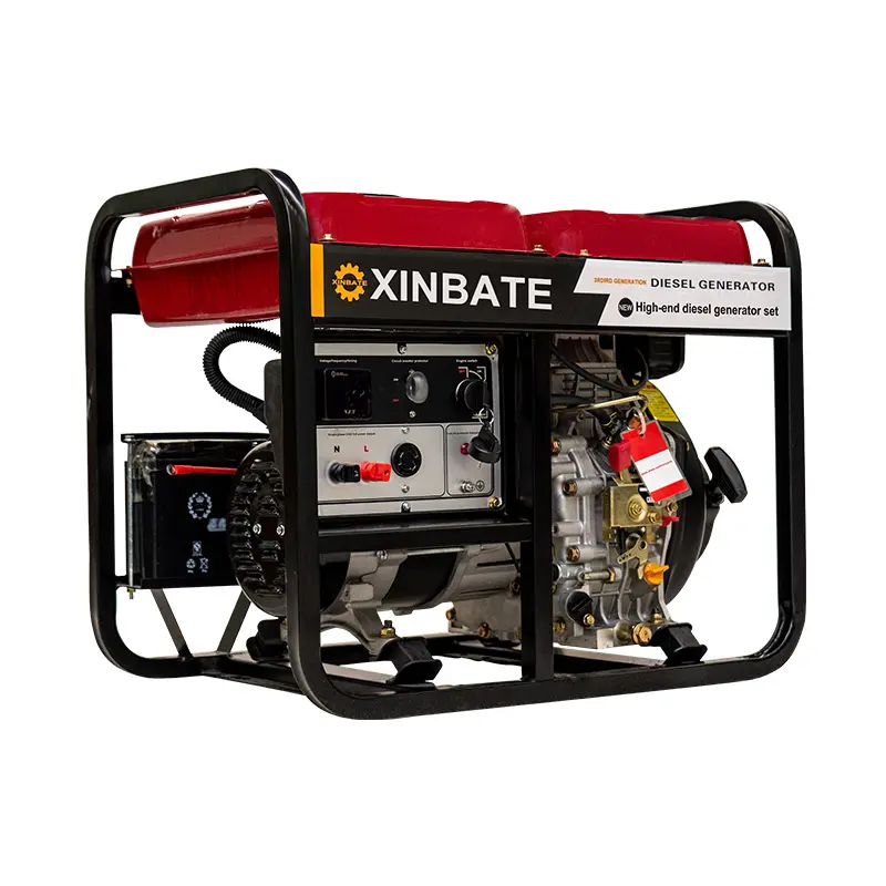 Xinbate gerador diesel portátil pequeno de alta qualidade 230V 3KW conjunto de geradores de alta eficiência para venda