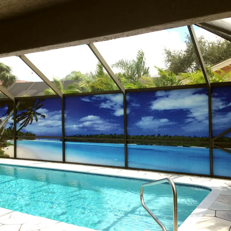 Bloğu fonksiyonu ultraviyole ışık fiberglas su geçirmez cibinlik havuz verandası ve pencere teli ile harika dokunmatik