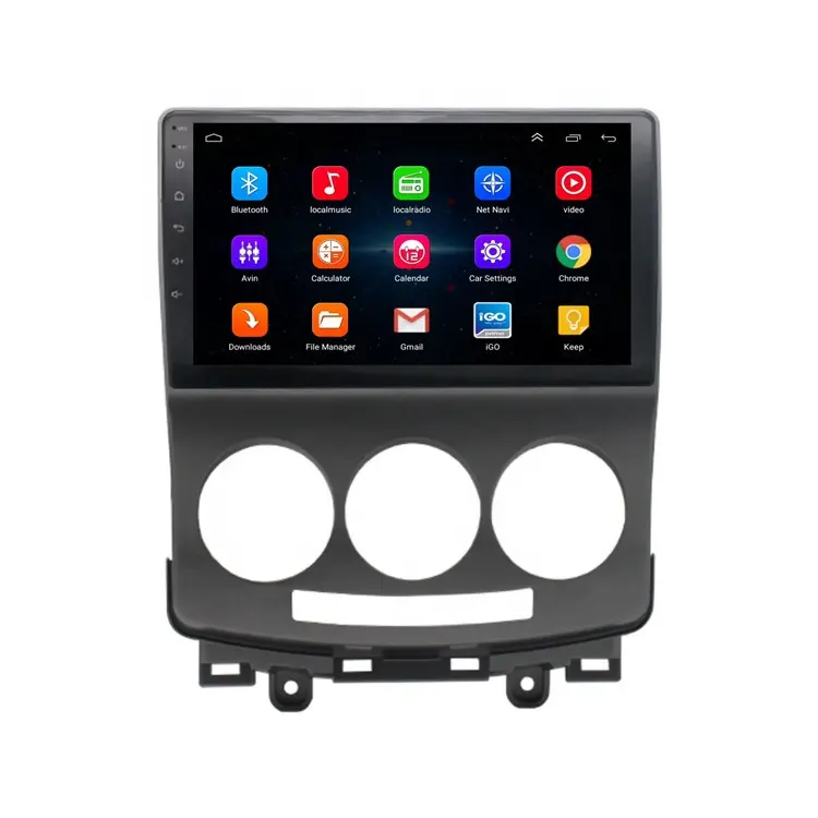 Автомагнитола на Android с сенсорным экраном, мультимедийный видеоплеер, стерео, GPS-навигация для Mazda 5 2006 - 2013