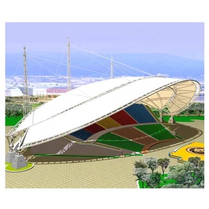 Prefabricated Steel Building Space Truss Tensile Membrane <strong>Structure</strong> Fabric Stadium Roof <strong>Shade</strong> - Product Image 3