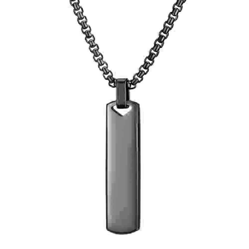 Black with chain
