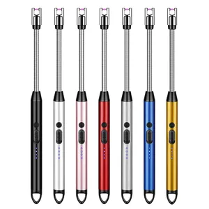 Type-C可充电厨房神器便携式智能脉冲点火器家用燃气灶长柄电子打火机批发