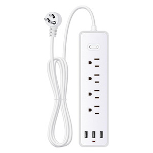 ユニバーサル5-in-1トラベルアダプターUSB-C付き3 USBポートヨーロッパプラグアダプター国際電源充電器 - Product Image 1
